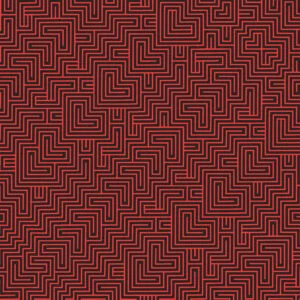 The Black Angels' Wilderness of Mirrors artwork: a red maze pattern