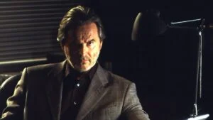 Still from Waking the Dead showing Peter Boyd in a tweed jacket
